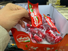Food fruit mesh bag packaging fruit label material