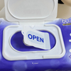 Waterproof Removable Label Sticker Resealable Peel Off Self Adhesive Label for Wet Wipes Packaging